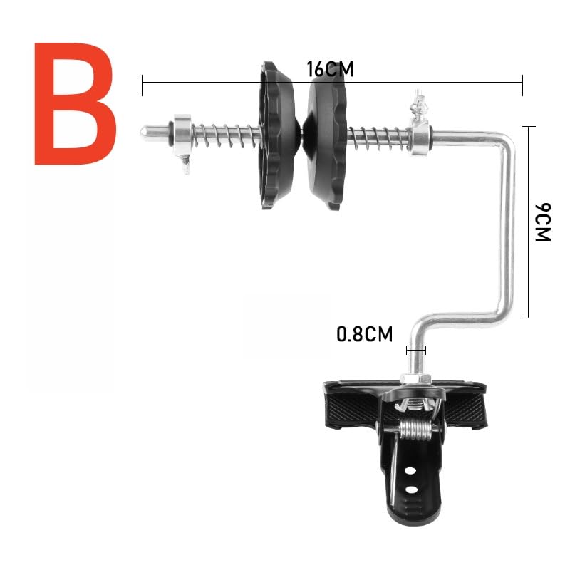 1pcs Portable Fishing Line Winder Spooler Machine Plastic Clamp Aluminum Spinning Baitcasting Reel Lines Spool Spooler System