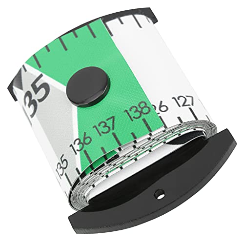 Fish Measuring Ruler, 138cm x 5cm Foldable Fish Measuring Tape with Accurate Calibration, Easy to Clean PVC Material, for Fishing Measurement Tool (Green) - color: Green