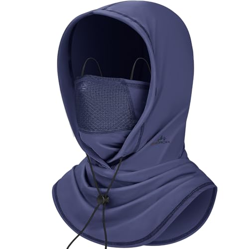 GXCROR Cooling Breathable Balaclava Face Mask Sun UV Protection Hood Shiesty Mask for Cycling Fishing Running - color: Blue