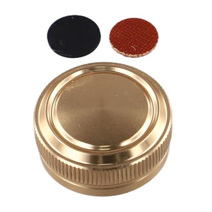 Fishing Reel Tension Knob Cap, Baitcaster Tension Knob, Aluminum Alloy Accessory Adjustment Brake Component With Knurled Threads For Metanium Baitcast Reel(agne gold) - color: agne gold
