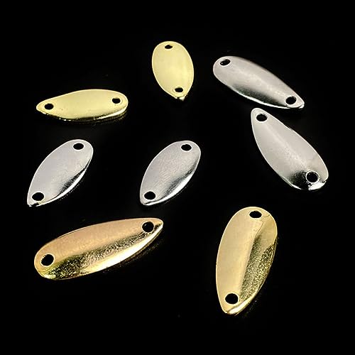 20Pcs Metal Fishing Lure Sinking Baits for Freshwater Saltwater Fishing Bright Color Design for Bass Trout Pan Fish Durable Reusable Fishing Tools