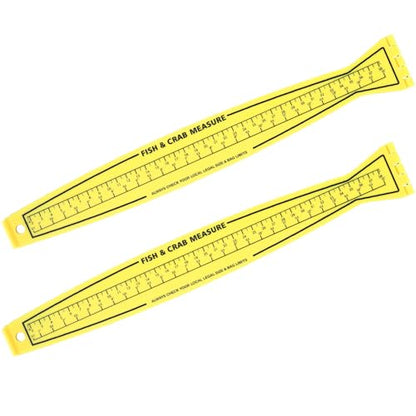 VioraWhite 2 Pcs Fish Measuring Board - 32in/80cm Folding Fishing Ruler Fishing Measurement Ruler Crab Measuring Tool Lightweight Bump Board Measuring Ruler for Boat Kayak - style: 32”/80cm Dual Scale