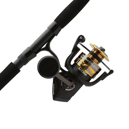 Penn Battle IV Spinning Reel and Fishing Rod Combo - size: 5000 Size Reel - 7' - Medium Heavy - 1pc, style: Battle IV
