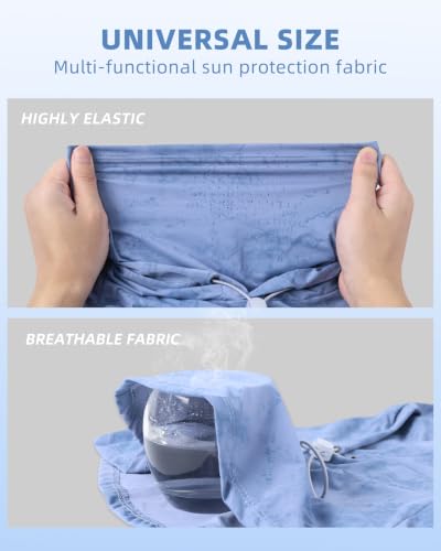 Cooling Breathable Balaclava Mask Sun UV Protection Sun Face Shield for Men Women Fishing Cycling Motorcycle Skiing Hiking - color: Blue