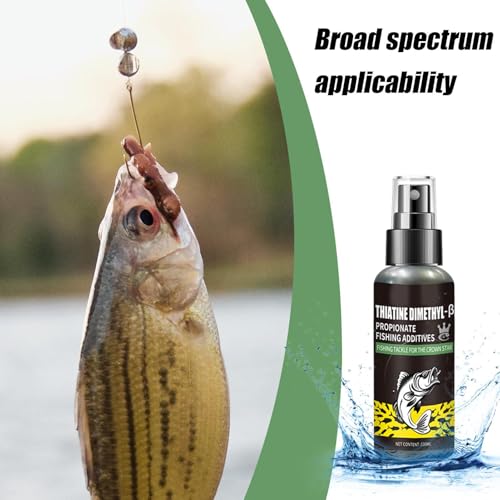 DMPT Fishing Scent Additive - Lure Enhancer, Liquid Formula | Organic Flavor Booster, Natural Feeding Stimulant with Strong Odor During Outdoor Carp Casting & Riverbank Trout Attraction Under Various