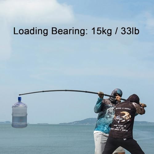 Carbon Fiber Telescoping Fishing Landing Net with Collapsible Pole and Lightweight Folding Frame, 33lb Load Bearing 2.4m Length - color: 2.7m