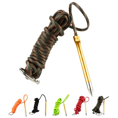 Fish Stringers – 10- & 20-Foot Lengths – 30+ Colors to Choose from! - color: Woodland Camo, size: 10 feet