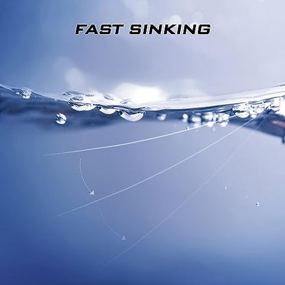 KastKing Kovert Blue Water 100% Fluorocarbon Fishing Leader Line for Heavy-Duty Saltwater & Deep-Sea Fishing, High Strength, Extreme Clarity, Ultra-Durable & Abrasion Resistance Fishing Line - size: 40 LB - 0.022"