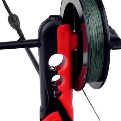 Fishing Reel Winders Sea Rod Casting Line Wrapper Spoolers Portable Winding Tool Removable Winding Device Enduring Portable Reel Line Spoolers Machine - color: Red and white