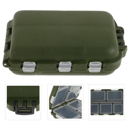 MAGICLULU Multi-compartment Fishing Tackle Box Lure Baits Container Waterproof Plastic Fishing Accessories Storage Case for Freshwater and Saltwater Anglers