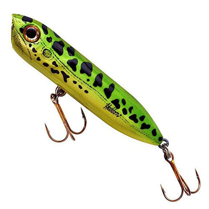 Heddon Chug'N Spook Popper Topwater Fishing Lure for Saltwater and Freshwater - color: G-Finish Bullfrog, size: Chug'N Spook Jr (1/2 oz)