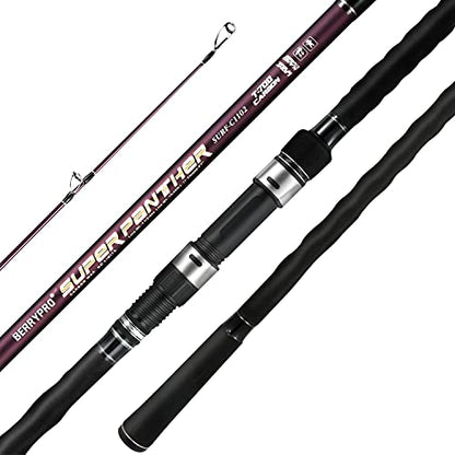 BERRYPRO Surf Spinning Rod Surf Casting Fishing Rod Carbon Fiber Travel Fishing Rod (9'/10'/10'6''/11'/12'/13'3'') - style: 11'-spinning 2-piece