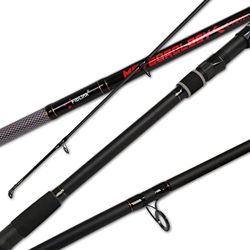 Fiblink Surf Fishing Rod 2 Piece/3 Piece Portable Travel Spinning Rod Saltwater Surf Rod (9'/10'/10'6"/12') - style: Spin-12'-3pc
