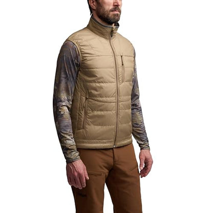 SITKA Kelvin Aerolite Vest - Lightweight Insulated Hunting Vest for Men - color: Buckskin, size: X-Large
