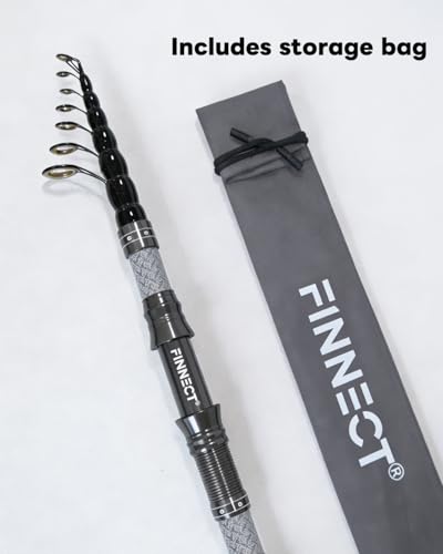 Telescopic Fishing Rod - Lightweight 42T Carbon Fiber Portable Travel Rod for Freshwater River Fishing, Beginner & Kid Friendly 5.9ft/6.9ft/7.9ft/8.9ft/9.9ft/10.9ft - size: 2.7m/8.9ft