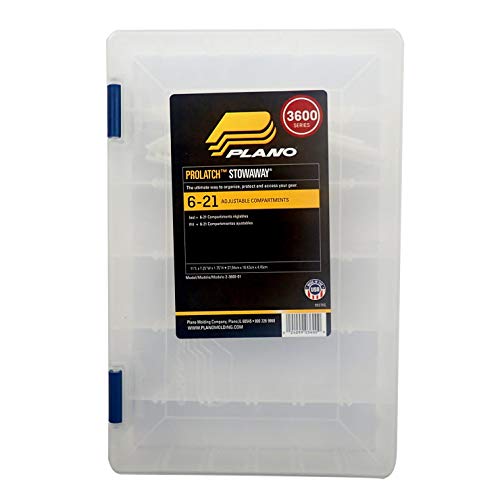 Plano Molding 23600-01 Stowaway with Adjustable Dividers, White (PLA-2360001) - size: Single Pack, style: 3600