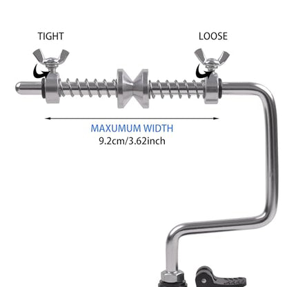 Fishing Line Spooler Winder, Adjustable Fishing Reel Spooler with Clamp Spooling Station for Spinning Casting Reels Winding System Device - style: With Suction Cup