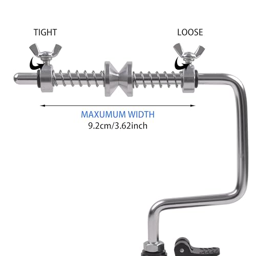 Fishing Line Spooler Winder, Adjustable Fishing Reel Spooler with Clamp Spooling Station for Spinning Casting Reels Winding System Device - style: With Suction Cup