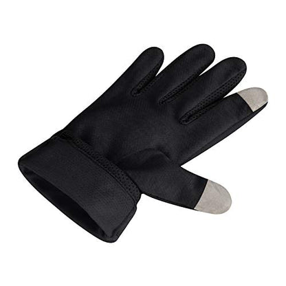 JIAHG Women Men's Driving Gloves Summer UV Sun Glove Non Slip Touchscreen Cotton Gloves Outdoor Sunblock Mittens for Cycling - color: Cotton-black Full Finger