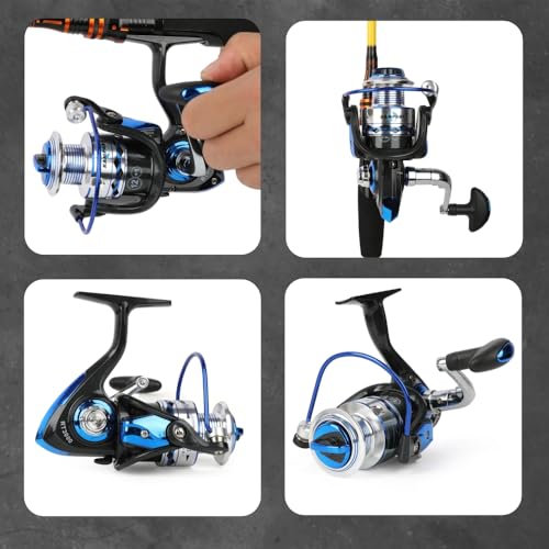 Ultralight Spinning Reel for Saltwater & Freshwater - 5.2:1 Gear Ratio, Essential for Inshore Boat Rock Fishing & Vessel Bait Casting