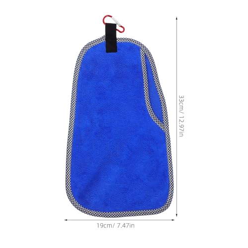 2pcs Outdoor Fishing Towels Set with Clip, Non-Slip Quick-Drying Microfiber Towels for Tackle Maintenance and Deck Cleaning, Multipurpose Camping and Workout Rag for Anglers