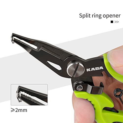 kaba Mini Fish Lip Gripper Set, 5inch Fishing Pliers,Fishing Grabber Clip,Multifunction Fishing Pliers Saltwater Fishing Gripper Fishing Gear Tackle