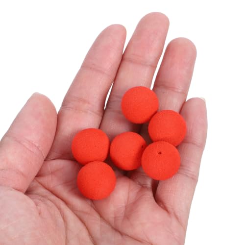 VICASKY PVA Strawberry Flavor Fishing Bait Beads Floating Smell Balls for Carp Fishing High Buoyancy Soft Pellets for Attracting Fish