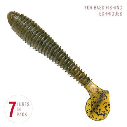 Strike King Rage Swimmer - color: Green Pumpkin, size: 0.2125"