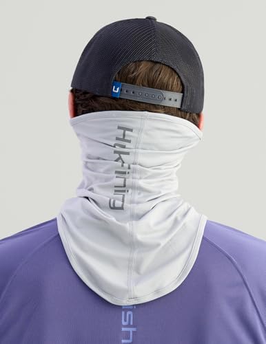 HUK Men's Pursuit Neck Gaiter, Face Protection With Upf 30+ Sun Protection - color: Harbor Mist