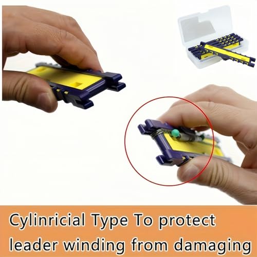 5PCS Fishing Hook Holder Fishing Leader Line Board for Storing Fishing Line Rigs Foam Board Organizer with Tackle Box
