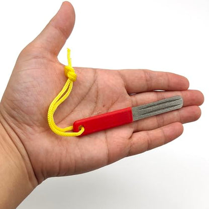2Pcs Fishing Hook Sharpener, Restore Hook Sharpness Quickly and Easily, Easy to Carry Fish Hook File
