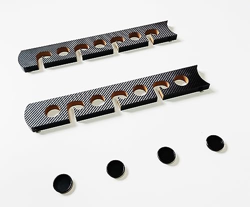 Old Cedar Outfitters Modular Fishing Rod Rack Carbon Mesh Finish Seven Rod and Reel Combo Capacity - color: Carbon Mesh