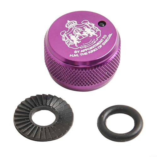 Upgrade Spool Mechanical Brake Knob For Abu Garcia 3 3.5 4 P5 Baitcasting Reels, Aluminum Alloy, Fishing Reel Replacement Parts(purple) - color: purple