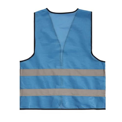 Fishing Vest - Work Vest for Men V Neck Zip Up Lightweight Breathable Sleeveless Utility Jackets Mesh Outwear Vests 2026 - color: 02# Blue