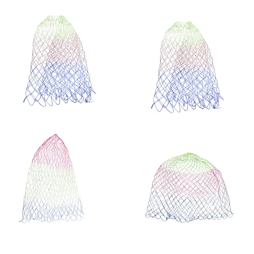 MOMOJIA Folding Fishing Net Folding Nylon Landing Dip Net Replacement Nettings Sturdys Meshs Net Outdoor Fishing Accessorys