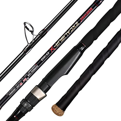 BERRYPRO Surf Spinning Rod Carbon Fiber Surf Rod Travel Fishing Rod (9'/10'/11'/12') - style: 11'-spinning-2pc