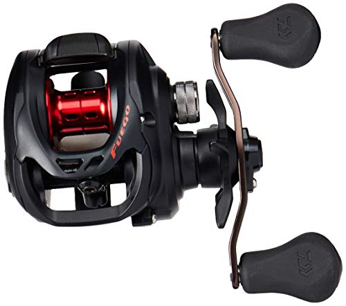 Daiwa Fuego CT Low Profile Baitcasting Reel – Aluminum CT Frame, Air Rotation System & Magforce Braking, Left/Right Hand Options - size: FGCT100HSL