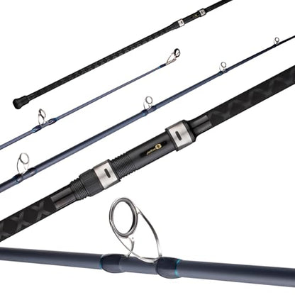 Surf Rod Graphite Surf Spinning Fishing Rod with Seaguide Reel Seat - size: 12' - 3 Piece