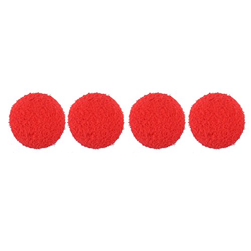 30Pcs Floating Foam Pop Up Fishing Bait Pellets – Ultra Light, High Buoyancy Soft Lures for Carp, Bright Color - color: Red strawberry flavor 10MM