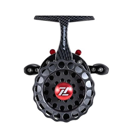Fishing Reel Ice Fishing Trolling Fishing Reel Left Hand/Right Hand Metal High-Stem Raft Reel Carbon Texture