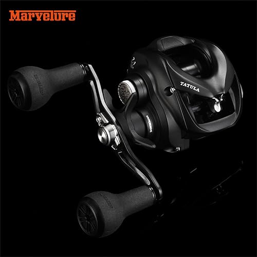 Non-Slip TPE Power Knob 1.1 inches (27 mm) Compatible for Shimano Stradic SLX, Daiwa Zillion Tatula Fuego, Spinning Baitcasting Reel (Full Black) - color: Full Black
