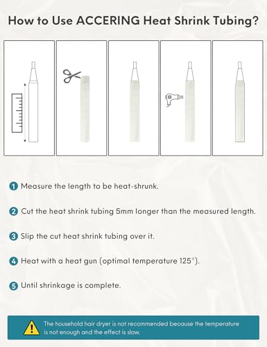 Accering X-Pattern Heat Shrink Tubing, Non-Slip Textured Grip Wrap for Fishing Rods & Handlebar (φ30mm, L3.3ft, White) - color: White, size: φ30mm, L3.3ft