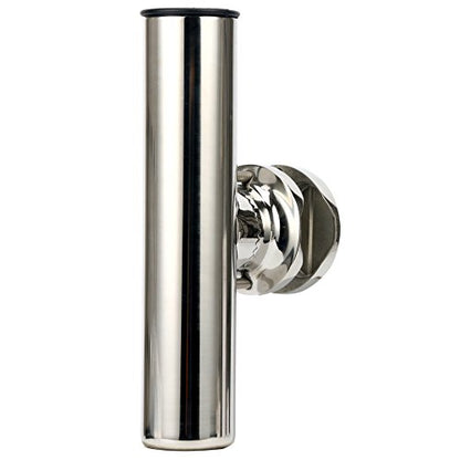 Amarine Made (2x) Stainless Rail Mount Clamp on Fishing Rod Holder for Rails 1-1/4" to 2"