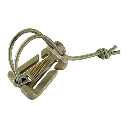 BOOSTEADY 10Pcs Tactical Gear Clip Molle Web Dominators for Outdoor Hydration Tube Backpack Straps Management - color: Od Green