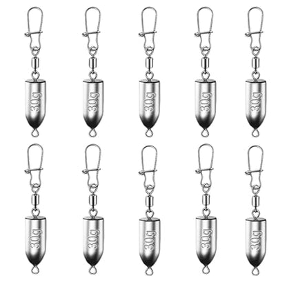 6PCS Bullet Drop Weights Sinkers Fishing Weights Lead Weights Sinkers Drop Shot Weights Catfishing Sinkers for Saltwater Freshwater Fishing - 2.82oz(80g) - size: 1.06oz(30g)