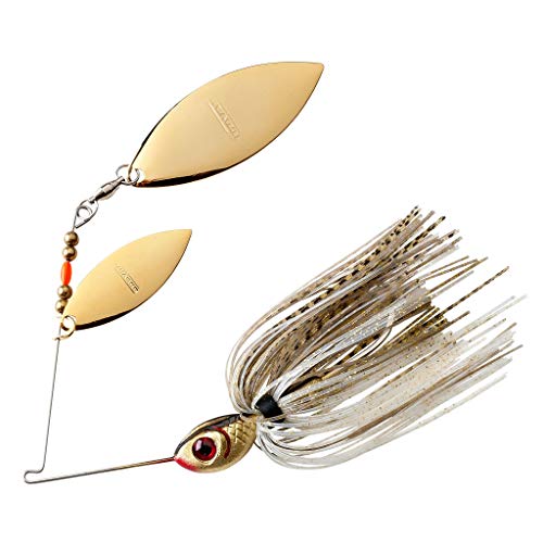 Booyah Blade Spinner-Bait Bass Fishing Lure - color: Gold Shiner, style: Double Willow (1/2 Oz)