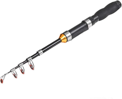 Carbon Fiber Fishing Rod Compact Lightweight One Meter Pole for Shore Fishing Sea Fishing Travel Use