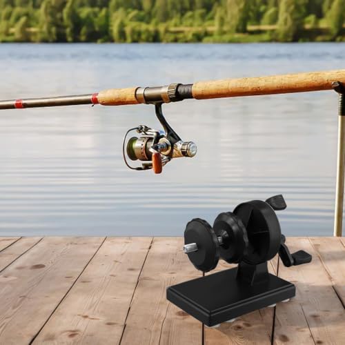 Fishing Line Winder Spooler Adjustable Reel Machine with 1:3.7 Gear Ratio for Quick Wire Winding and Free Storage