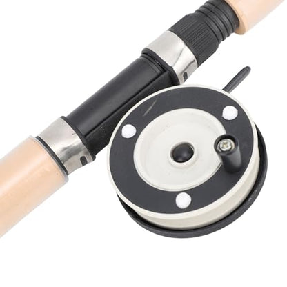Sorandy 65cm Ice Fishing Rod Reel Combo, Fishing Pole Kit, Smooth Rotation, Comfortable Grip, Non Slip, Spinning Ice Fishing Combo, Fiberglass Material, #711