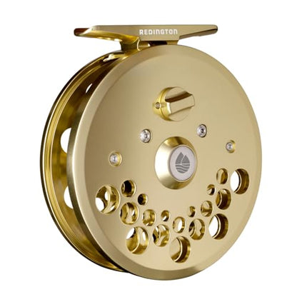 Redington Classic Trout Fly Reel – Lightweight Click-and-Pawl Trout Reel, Large Arbor, CNC Machined Aluminum - color: Gold, size: 4/5/6